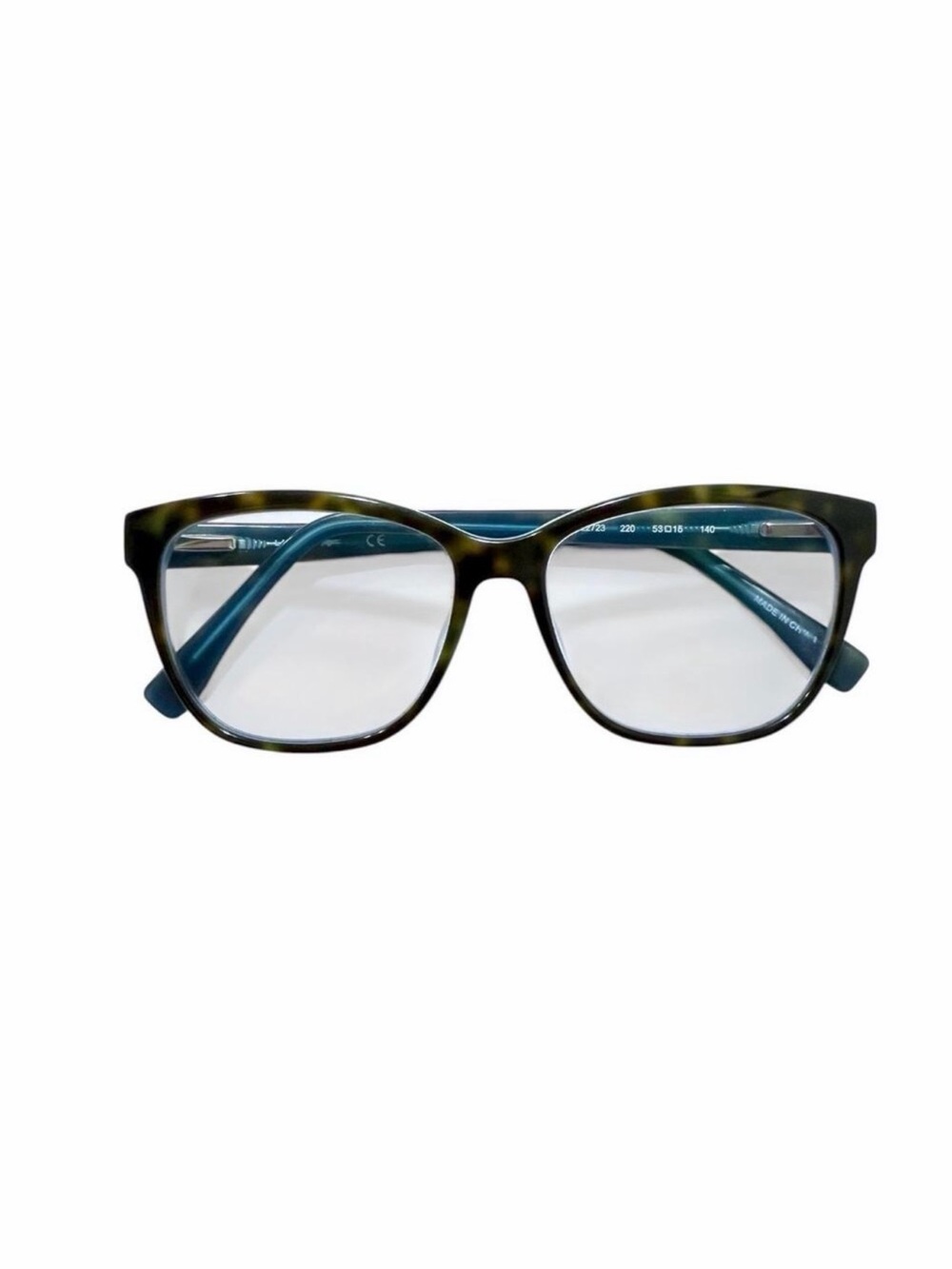 Lacoste L2723 220 Eyeglass Frames Green Havana Azure with Rx Lenses 53-15-140